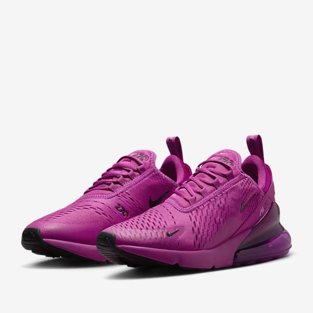 Nike Air Max 270 Women's Pink Athletic Shoes Size 10 - fits like 9.5 - Picture 3 of 7